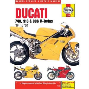 Ducati 748 916  996 4valve VTwins 94  01 Haynes Repair Manual by Haynes Publishing