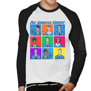 Pan Am Flight Crew Men's Baseball Long Sleeved T-Shirt