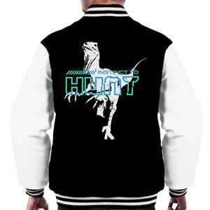 Jurassic Park Velociraptor Instinct To Hunt Men's Varsity Jacket