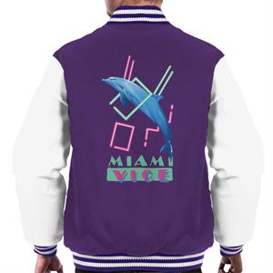 Miami Vice Dolphin Jump Men's Varsity Jacket