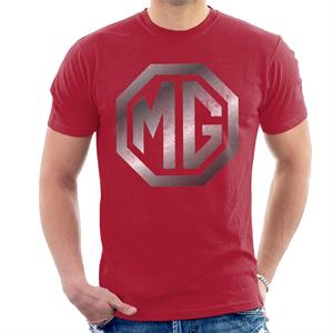 MG Chrome Logo British Motor Heritage Men's T-Shirt