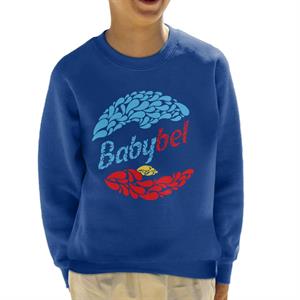 Baby Bel Blue And Red Droplets Kid's Sweatshirt