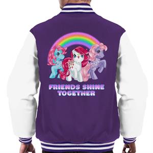 My Little Pony Friends Shine Together Men's Varsity Jacket