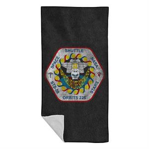 NASA STS 58 Columbia Mission Badge Distressed Beach Towel