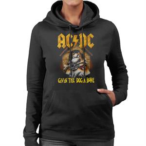AC/DC Givin The Dog A Bone Women's Hooded Sweatshirt
