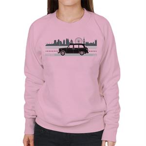 London Taxi Company TX4 Driving Along The City Women's Sweatshirt