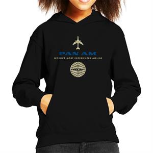 Pan Am Worlds Most Experienced Airline Kid's Hooded Sweatshirt