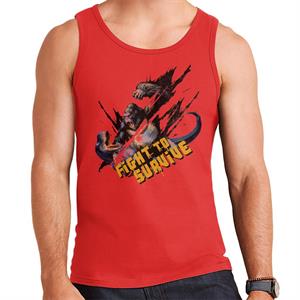 King Kong Vs T Rex Fight To Survive Men's Vest