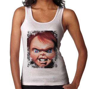 Chucky Face Close Up Women's Vest