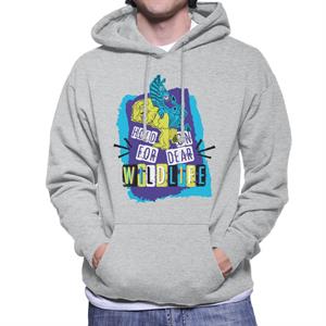 Madagascar Hold On For Dear Wildlife Men's Hooded Sweatshirt