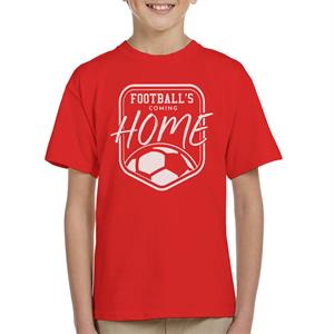 Football's Coming Home White Badge Kid's T-Shirt