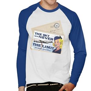 Pan Am The Sky Was Never The Limit Men's Baseball Long Sleeved T-Shirt