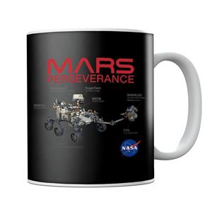 NASA Mars Perseverance Labelled Mug