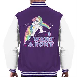 My Little Pony I Want A Pony Men's Varsity Jacket