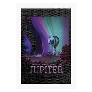 NASA Auroras Of Jupiter Interplanetary Travel Poster A4 Print