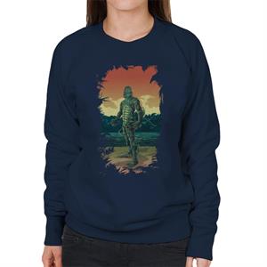 The Creature From The Black Lagoon Full Body Seaweed Women's Sweatshirt