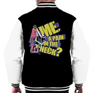 Madagascar Melman Me A Pain In The Neck Men's Varsity Jacket