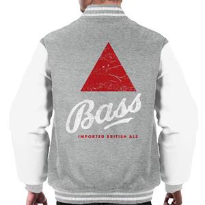 Bass Red Triangle Classic Logo Men's Varsity Jacket