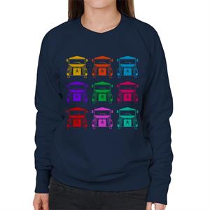 Citroen Vintage Type H Van Colour Pattern Women's Sweatshirt
