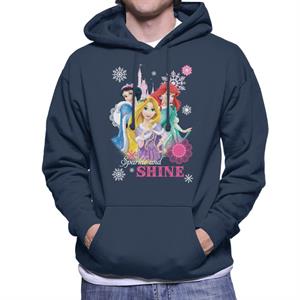 Disney Christmas Princesses Sparkle And Shine Men's Hooded Sweatshirt