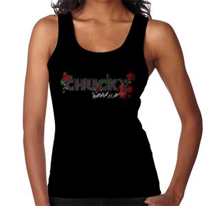 Chucky Wanna Play Floral Logo Women's Vest