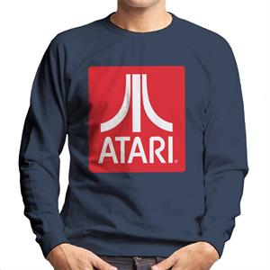 Atari Classic Red Block Logo Men's Sweatshirt