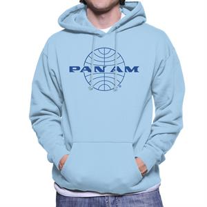 Pan Am Classic Blue Logo Men's Hooded Sweatshirt