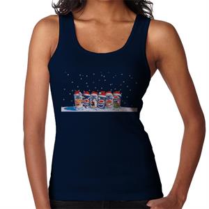 Pepsi Retro 90s Christmas Cans Women's Vest