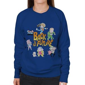 Back To The Future Chibi Cartoon Women's Sweatshirt