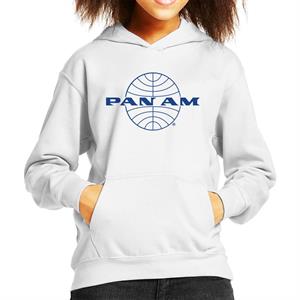 Pan Am Classic Blue Logo Kid's Hooded Sweatshirt