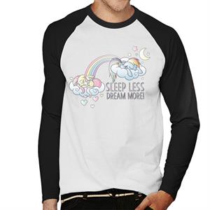 My Little Pony Sleeps Less Dream More Men's Baseball Long Sleeved T-Shirt