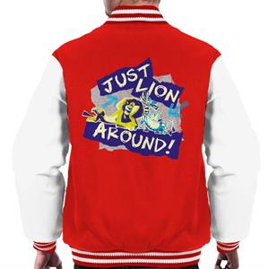 Madagascar Alex And Marty Just Lion Around Men's Varsity Jacket