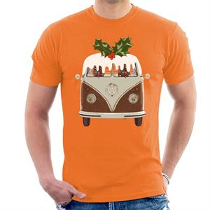 Official Volkswagen Christmas Pudding Camper Men's T-Shirt