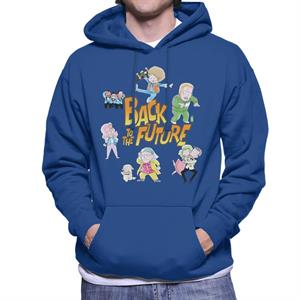 Back To The Future Chibi Cartoon Men's Hooded Sweatshirt