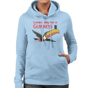 Guinness Toucan Lovely Day For A Guinness Women's Hooded Sweatshirt