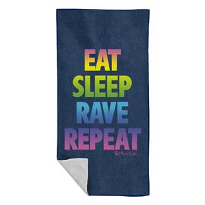 Fatboy Slim Eat Sleep Rave Repeat Beach Towel
