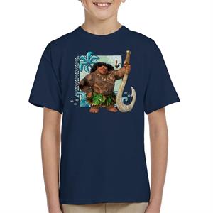 Disney Moana Maui And Heihei Kid's T-Shirt