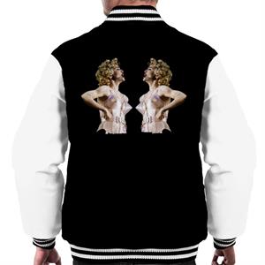 Madonna Mirrored Cone Bra Corset Blonde Ambition Tour 1990 Men's Varsity Jacket