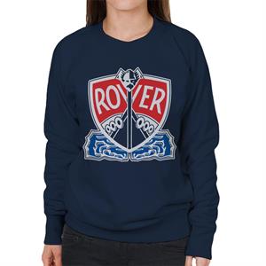 Rover Logo With Border British Motor Heritage Women's Sweatshirt