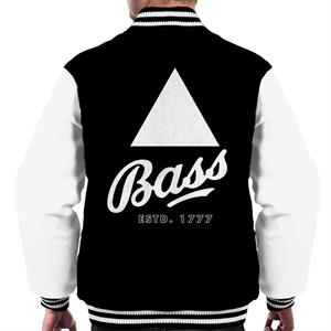 Bass Estd 1777 Black Triangle Men's Varsity Jacket