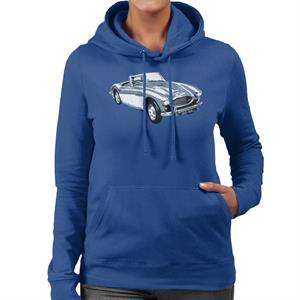 Austin Healey 100 Six British Motor Heritage Women's Hooded Sweatshirt