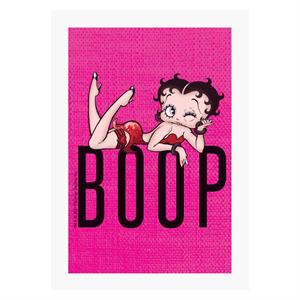 Betty Boop Lying Down Wink A4 Print