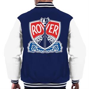 Rover Logo With Border British Motor Heritage Men's Varsity Jacket