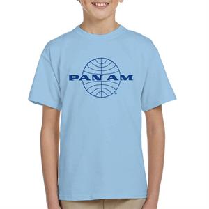 Pan Am Classic Blue Logo Kid's T-Shirt