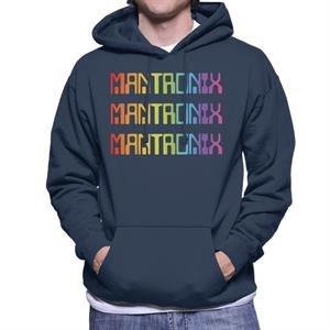 Mantronix The Album Cover Rainbow Shimmer Flex Men's Hooded Sweatshirt