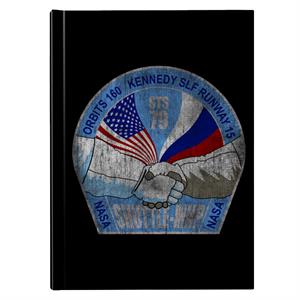 NASA STS 79 Atlantis Mission Badge Distressed Hardback Journal