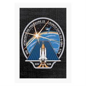 NASA STS 115 Space Shuttle Atlantis Mission Patch A4 Print