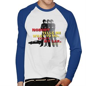 Knight Rider Nobody Tells Me What To Do Except My Car Men's Baseball Long Sleeved T-Shirt