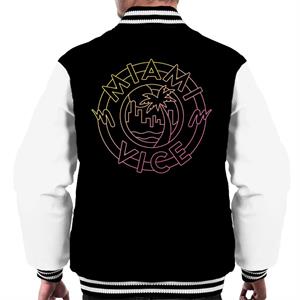 Miami Vice City Palm Tree Icon Men's Varsity Jacket