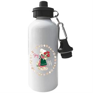 Holly Hobbie Christmas Joy Aluminium Sports Water Bottle